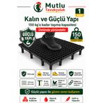 MUTLU TAVUKÇULUK Güvercin Tavuk Hindi Kaz Taban Izgarası 50x50 cm 1 Adet Plastik Modüler Kümes Izgarası Kalıın Izgara