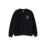 Mutlu Yılbaşı Siyah Bisiklet Yaka Sweatshirt