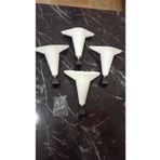 MUTLUALIŞVERİŞMERKEZİ Tekerlekli Sihirli Sehpa Masa Ayağı 360 Derece Dönebilen 17 Cm 4 Adet Beyaz. Vida Hediyeli!!!
