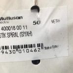 Mutlusan / 18Q Plastik Spiral Siyah Boru / 001 020 400018 00 11
