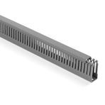 MUTLUSAN 25X60 Kablo Kanalı (Delikli)(Gri)(2 Metre)