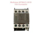 MUTLUSAN 3P 18A 7.5KW AC Kontaktör 220v 1NO+1NC (18 Amper 220 Volt 1 Açık 1 Kapalı Kontak Trifaze Ko