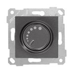 Mutlusan 600 W Çerçevesiz Rita Füme Işıklı Dimmer