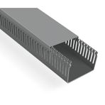 MUTLUSAN 80X60 Kablo Kanalı (Delikli)(Gri)(2 Metre)