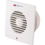 Mutlusan Banyo Ve Tuvalet 100'lük Aspiratörü 158x158 mm 1 Adet Beyaz Renk
