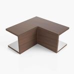 Mutlusan Ceviz 12x12 mm İç Köşe Kablo Düzenleyici