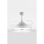 Mutlusan Electric Mutlusan Aydınlatmalı Kumandalı Tavan Vantilatör Bluetooth + Hoparlör - Beyaz