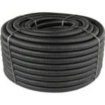 MUTLUSAN Q14 mm PLASTİK SPİRAL BORU SİYAH - 100 MT.