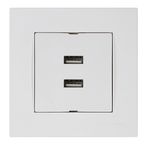 Mutlusan Rita Beyaz 2'li Usb Şarj Prizi