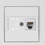 Mutlusan Rita Telefon Prizi 1XRJ12 Beyaz Bilisterli (2220 125 0101B)