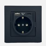 Mutlusan Rita USB Type-C Siyah Priz