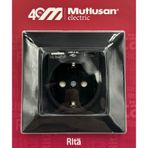 Mutlusan Rita Usb+type-c Li Topraklı Priz Siyah