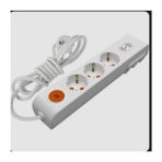 Mutlusan USB Üçlü Priz - Beyaz - 3M