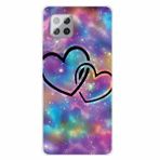 MUTOUREN Samsung Galaxy A42 5G ile Uyumlu, 【Ücretsiz Ekran Koruyuculu】, Ultra İnce Yumuşak TPU Silikon Kılıf Çizilmeye Karşı Koruyucu Tampon, Yıldızlı Gökyüzü ve Tatlı Kalp