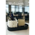 Mutu Store Masa Üstü Organizer - Kalemlik - Düzenleyici - Çiçek Desenli