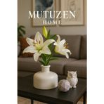 Mutuzen Home Dekoratif Minimal Vazo - Taş Tozu