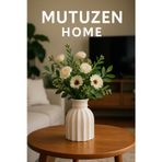 Mutuzen Home Şık Dekoratif Vazo - Taş Tozu