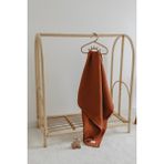Muuike Müslin Pamuk 4 Katlı Bebek Örtü & Battaniye 100 x 100cm - Kiremit - 100 x 100 cm