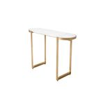 MUVA Concept Raven Gold Metal Beyaz Mermer Dresuar