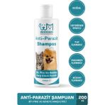 Muvicado Kedi Köpek Parazit Şampuanı 200 ml Bit Pire Karşıtı Kuru Şampuan Hassas Cilt Uyumlu