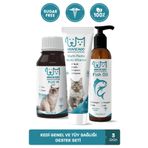 muvicado Kedi Vitamin Desteği (Multivitaminli Kedi Damlası & Kedi Malt Macun Omega-3 ve Omega-6 Balık Yağı)