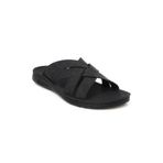 Muya 31318 M Tiger Casual Günlük Siyah Erkek Terlik (01-SİYAH / 42)