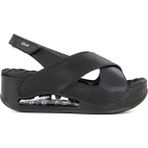 Muya Assos Anatomik Air Max Tabanlı Kadın Sandalet - Full Siyah