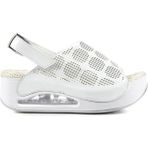Muya Jambe 34221-019 Air-Max Taban Beyaz Kadın Sandalet