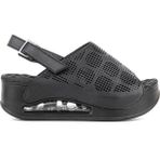 Muya Jambe Anatomik Air Max Tabanlı Kadın Sandalet - Siyah