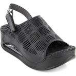 Muya Orthopedix Jambe Air Max Tabanlı Kadın Sandalet 34221 - Siyah