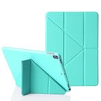 MuyDoux Origami iPad 10,2 inç Kılıf, iPad 9. Nesil 2021 ve iPad 8. Nesil 2020 ve iPad 7. Nesil 2019, 5'si 1 Arada Çoklu Görüntüleme Açısı, Otomatik Uyanma Uyku Yumuşak Arka Kapak,Gökyüzü Mavi