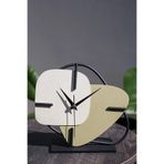 Muyika Brazil Metal Masa Saati Yeşil Krem 25X22Cm Mms-M Myk2116-1