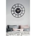 MUYİKA Bunnela Metal Siyah Duvar Saati 41x41cm MDS-41
