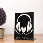 Muyika Metal Masa Üstü Biblo Feelthemusic 21x15 Cm Myk1343 Siyah