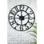 Muyika Muyika Bonnimetal 70 Cm Siyah Duvar Saati 70x70 Cm Mds-70