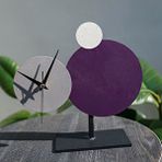 Muyika Muyika Pavimento Metal Masa Saati Mor-gri-ekru 26x25cm