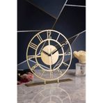 Muyika MYK1303-3 Bunnela Metal Gold Eskitme 25x23 cm Masa Üstü Saati