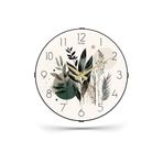 Muyika Primavera Bombe Gerçek Cam Sessiz Mekanizma 36Cm Duvar Saati Pds-36 Myk1383-Prmvr