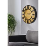 Muyika Swarty Siyah Rakam Gold Plastik Kasa Sessiz Mekanizmalı 34X34Cm Duvar Saati Pds-34 Myk1476-02