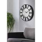 Muyika Swarty Siyah Rakam - Gümüş Plastik Kasa Sessiz Mekanizmalı 34X34Cm Duvar Saati Pds-34 Myk1476-04