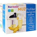 Muz ProFiber – Peynir Altı Suyu Protein İzolatı (Whey Protein İzolatı),Hidrolize Kollajen ve Mısır Lifi İçeren Muz Aromalı Takviye Edici Gıda (7 Günlük) - --
