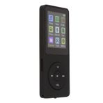 Müzik Çalar Ultra-İnce 1.8 Inç LCD Desteği Küçük Hafıza Kartı MP3 MP4 Çalar Eğlence Çalışması Için Aksesuarlarla Açık Spor Salonu Egzersizi (Siyah)
