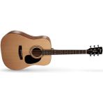 Müzik Cort AD810LHOP Akustik Gitar Solak, Open Pore, Ladin Kapak, Arka
