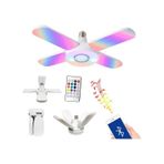 Müzik Lambası Led Tavan Rgb Animasyonlu 220V E27 Duy Bluetooth