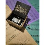 Müzik Ve Herşey Müzik Kutusu Game Of Thrones Ahşap Model 4.5cm x 5cm x 7cm Özel Tasarım