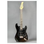 müzikhane Elektro Gitar Hss Manyetik Black Picguard 4/4 Kılıf Kablo Pena Askı Hediyeli