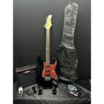 Müzikhane Elektro Gitar Seti Hss Amfi Stant Askı Tuner Pena Kablo Yedek Tel Kılıf