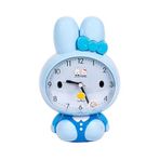 Müzikli Işıklı Çalar Saat Tavşan Model Sevimli Çalar Saat 21 Cm