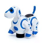 Müzikli Pilli Ve Işıklı Robot Mavi Renkli Köpek - Mavi Su Dünyası