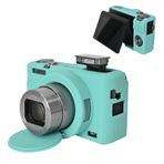 MUZIRI KINOKOO Canon G7X Mark III Kamera için Yumuşak Silikon Kılıf, Çıkarılabilir Lens Kapaklı Hafif Koruyucu Kılıf - Mavi